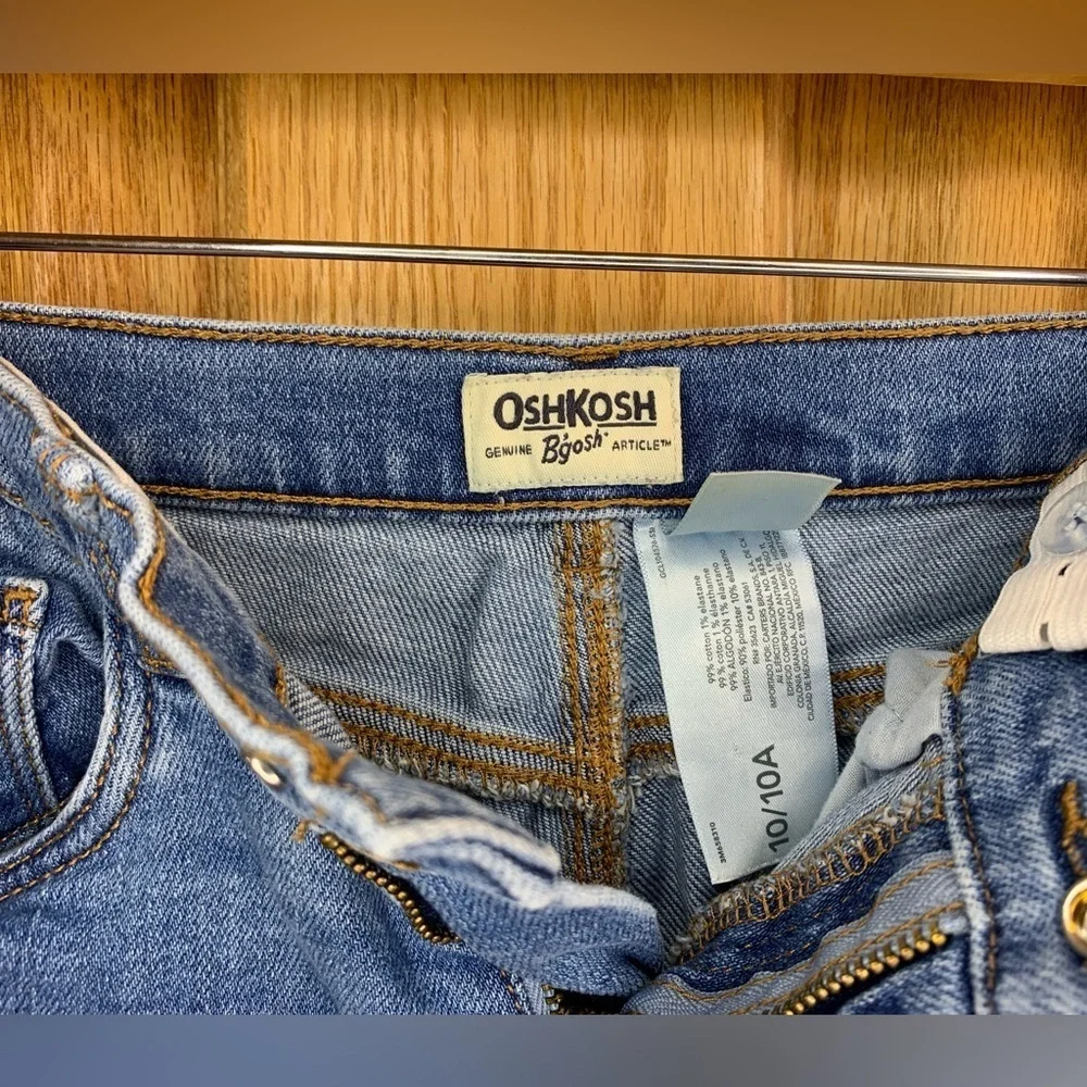 Oshkosh Boys B'gosh Bottoms Oshkosh Jeans - Size 10 10A - Blue Denim - Adj Waist